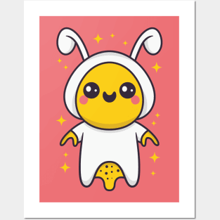 Cute Boo Ghost Bee Posters and Art